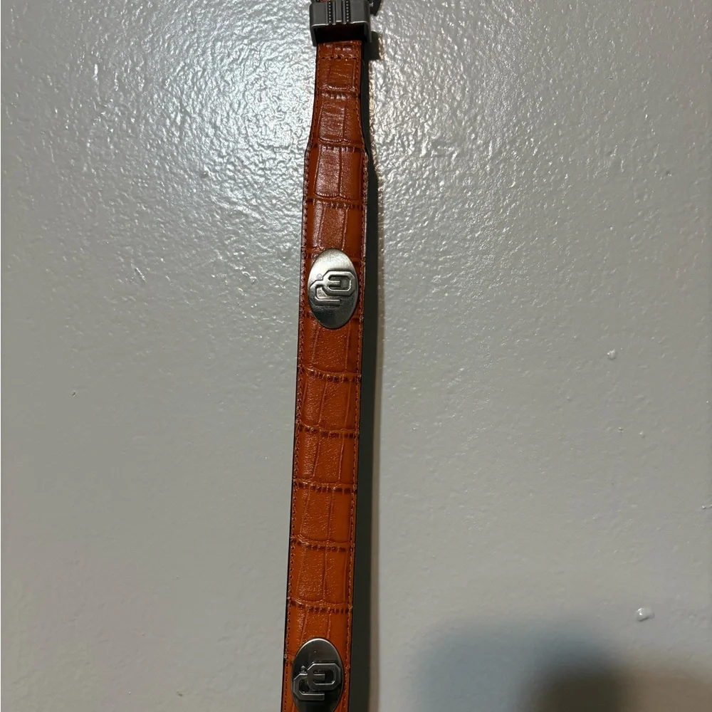 Mens University of Oklahoma‎ leather belt
